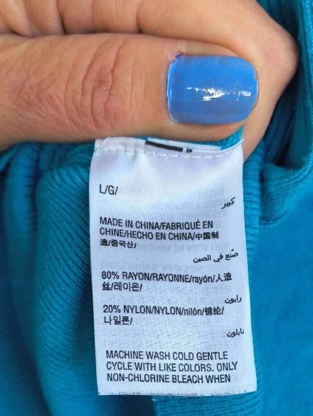 INC International Concepts Teal Long-Sleeve Ring-Zip Top